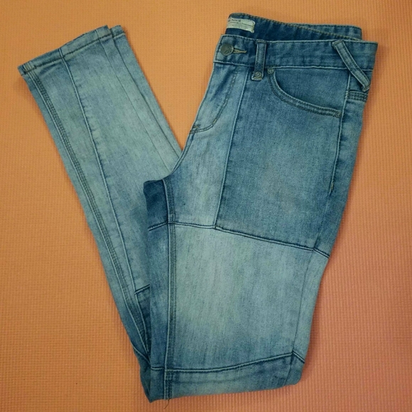 Free People Patchwork Skinnies - Picture 3 of 4